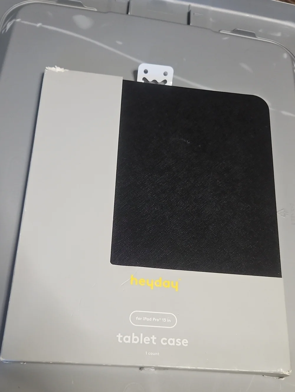 HEYDAY IPAD PRO 13 IN TABLET CASE: BLACK: NEW IN PACKAGE